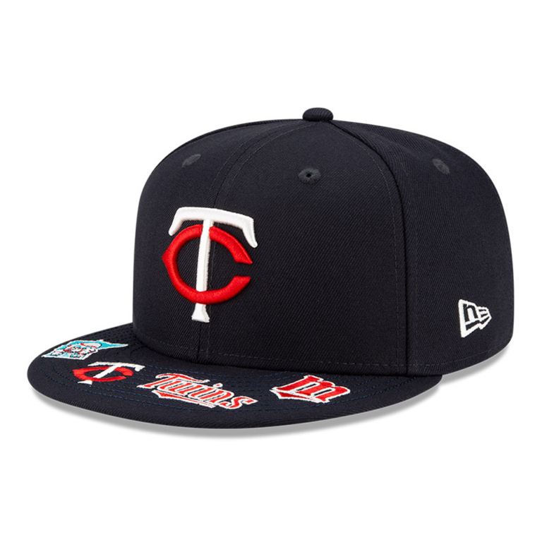 Gorras New Era 59fifty Azules - Minnesota Twins MLB Visor Hit 20879PCXU